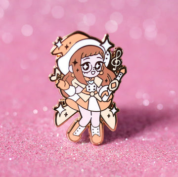 WITCHY: ORANGE ✦ ENAMEL PIN
