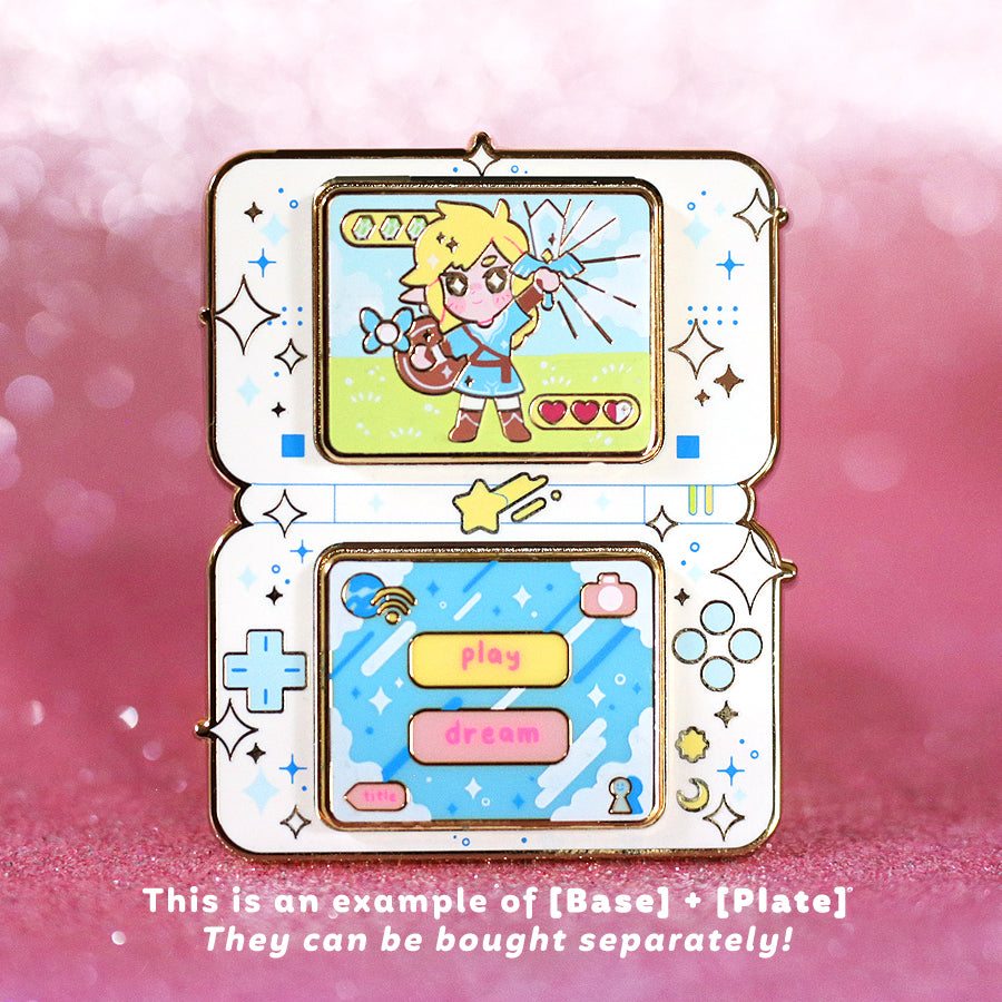 NDS WHITE [Base] ✦ ENAMEL PIN