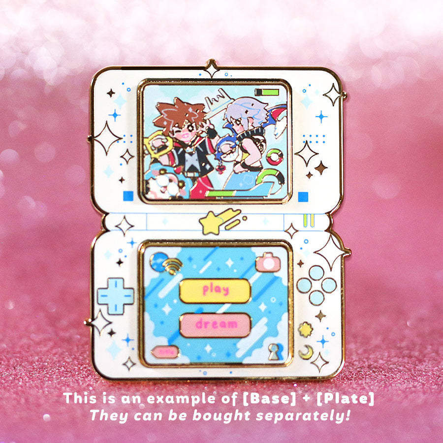NDS WHITE [Base] ✦ ENAMEL PIN