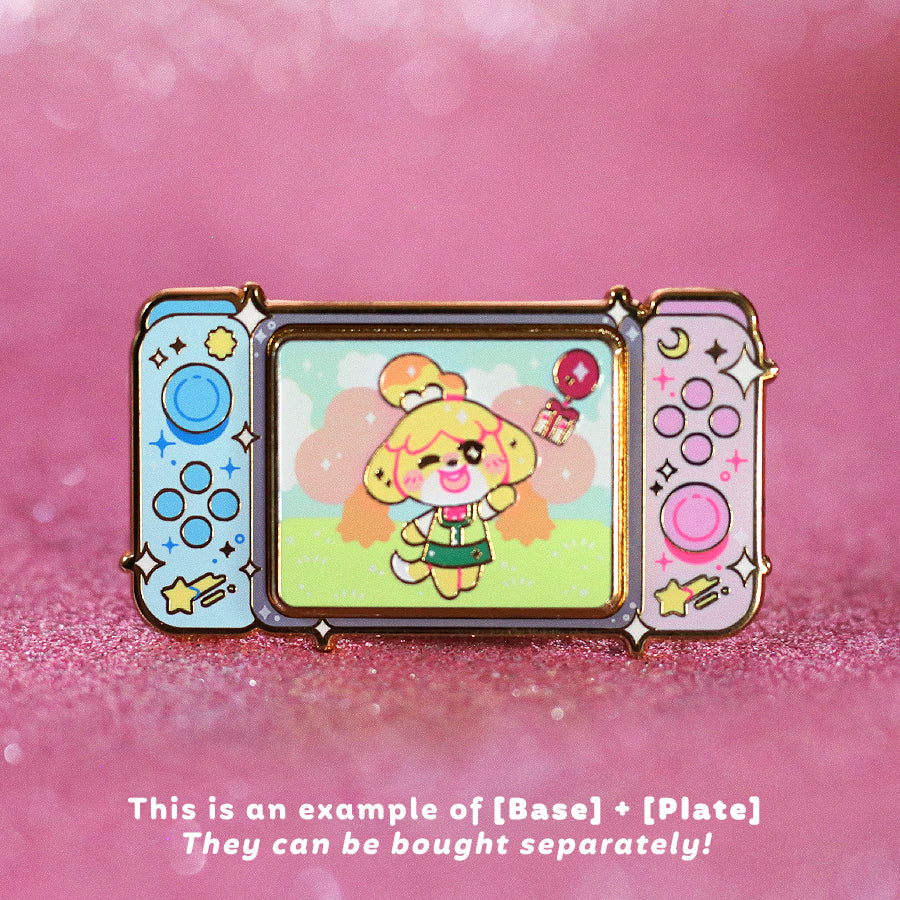 SWITCH BLUE/PINK [Base] ✦ ENAMEL PIN