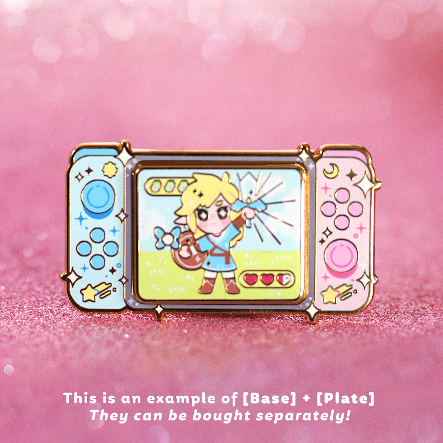 SWITCH BLUE/PINK [Base] ✦ ENAMEL PIN
