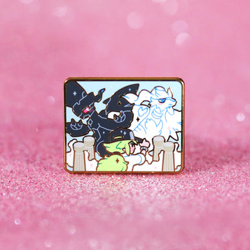BLACK/WHITE [Plate] ✦ ENAMEL PIN