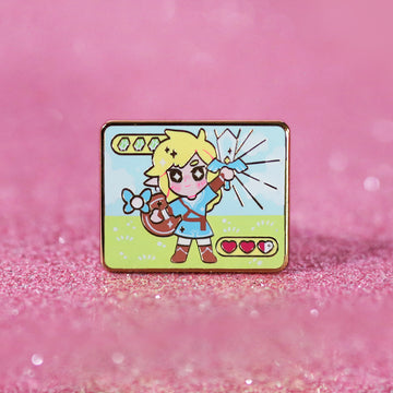 MASTER SWORD [Plate] ✦ ENAMEL PIN