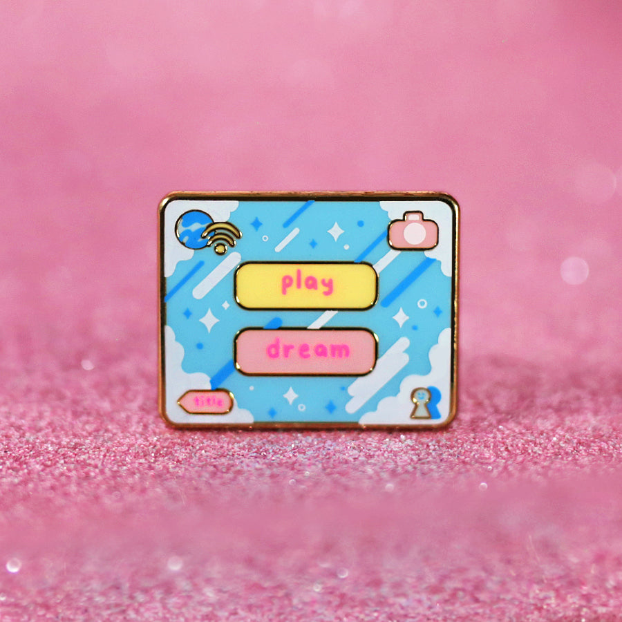 MAIN MENU [Plate] ✦ ENAMEL PIN