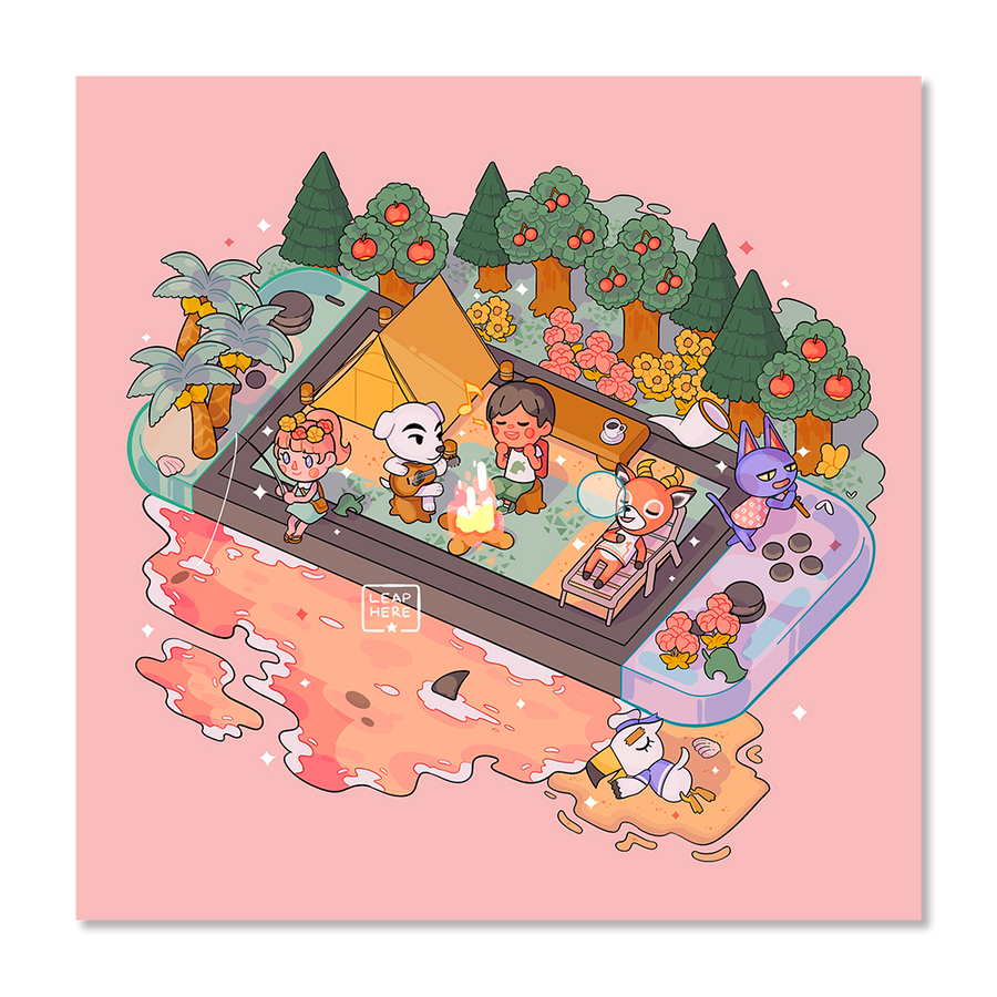CONSOLE CROSSING SUMMER ✦ PRINT
