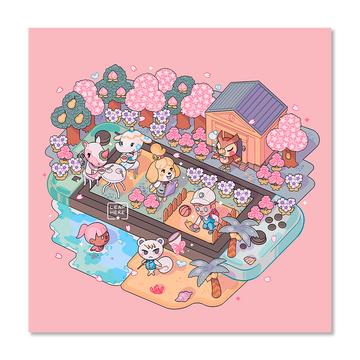 CONSOLE CROSSING SPRING ✦ PRINT