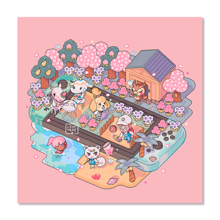 CONSOLE CROSSING SPRING ✦ PRINT