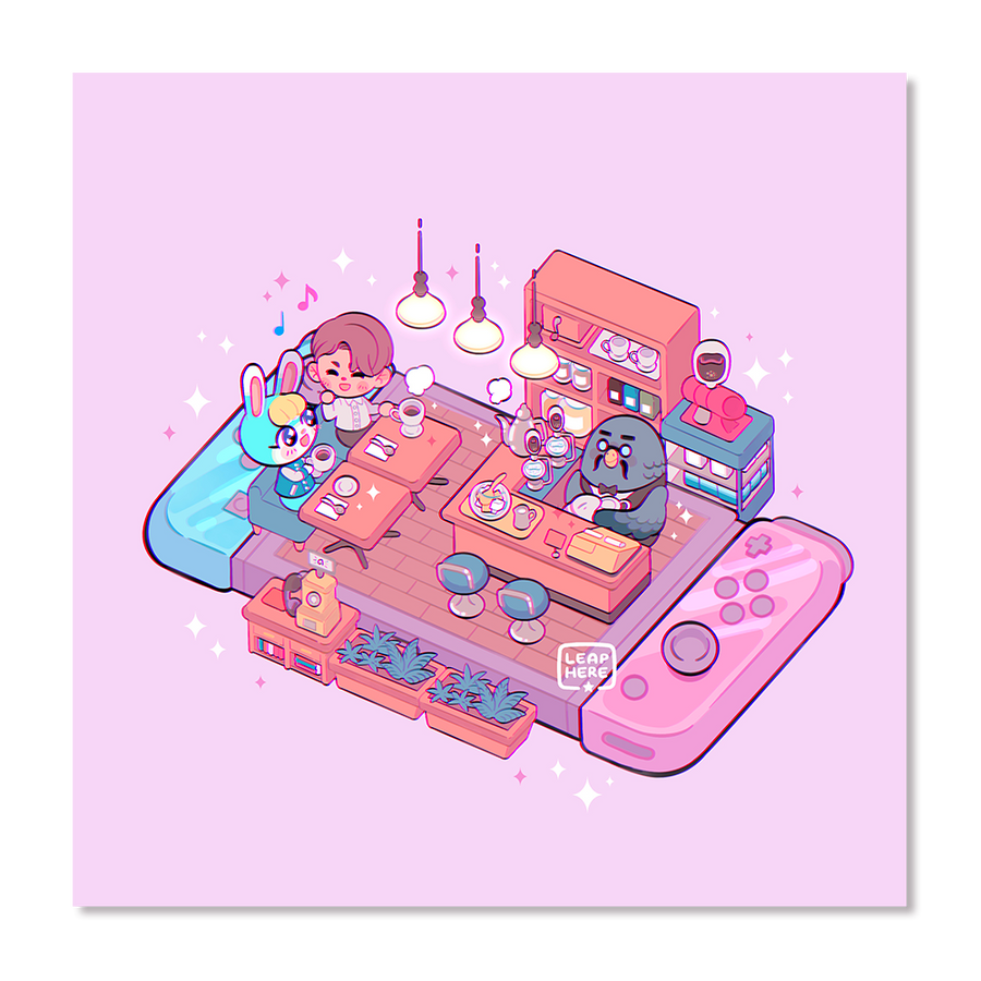 CONSOLE CROSSING CAFETERIA ✦ PRINT