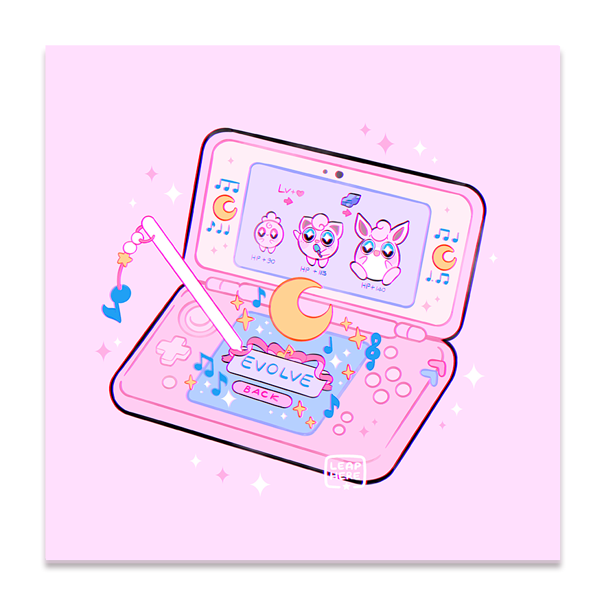 CONSOLE MOON SONG ✦ PRINT