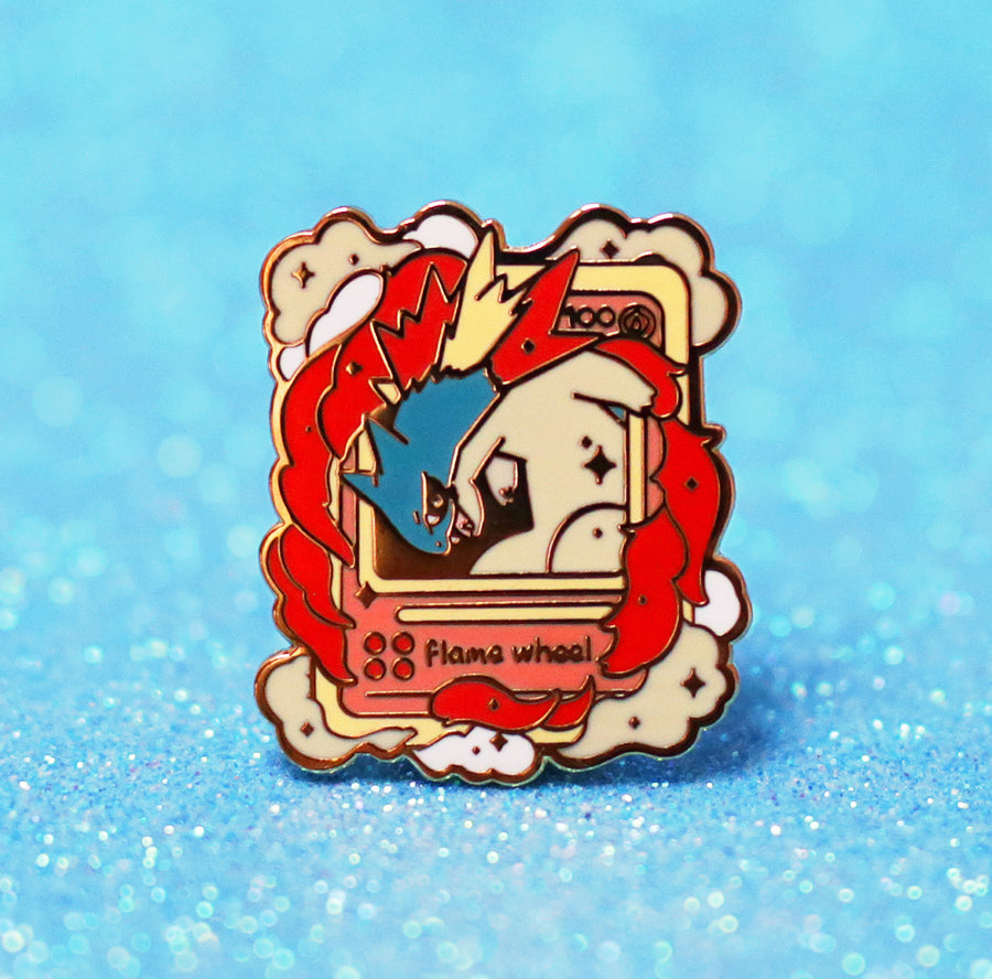 FLAME WHEEL ✦ ENAMEL PIN