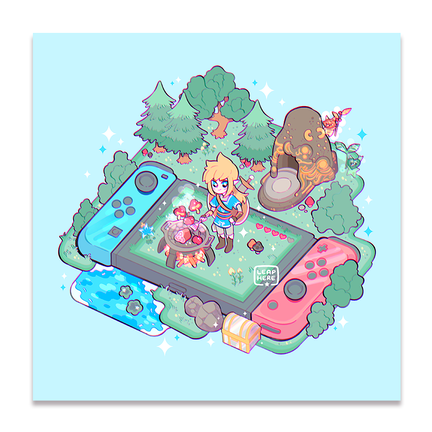 CONSOLE WILD COOKING ✦ PRINT